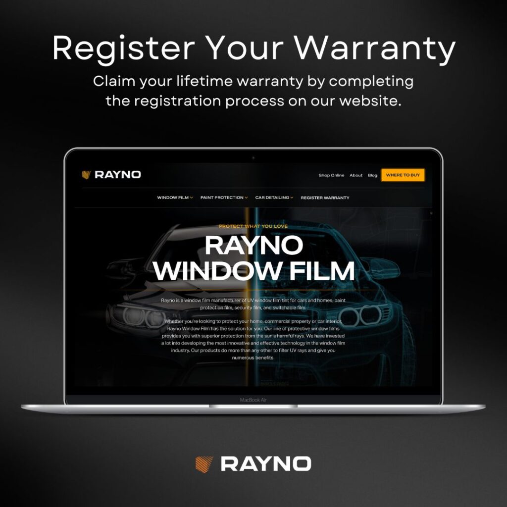 Register your Rayno warranty